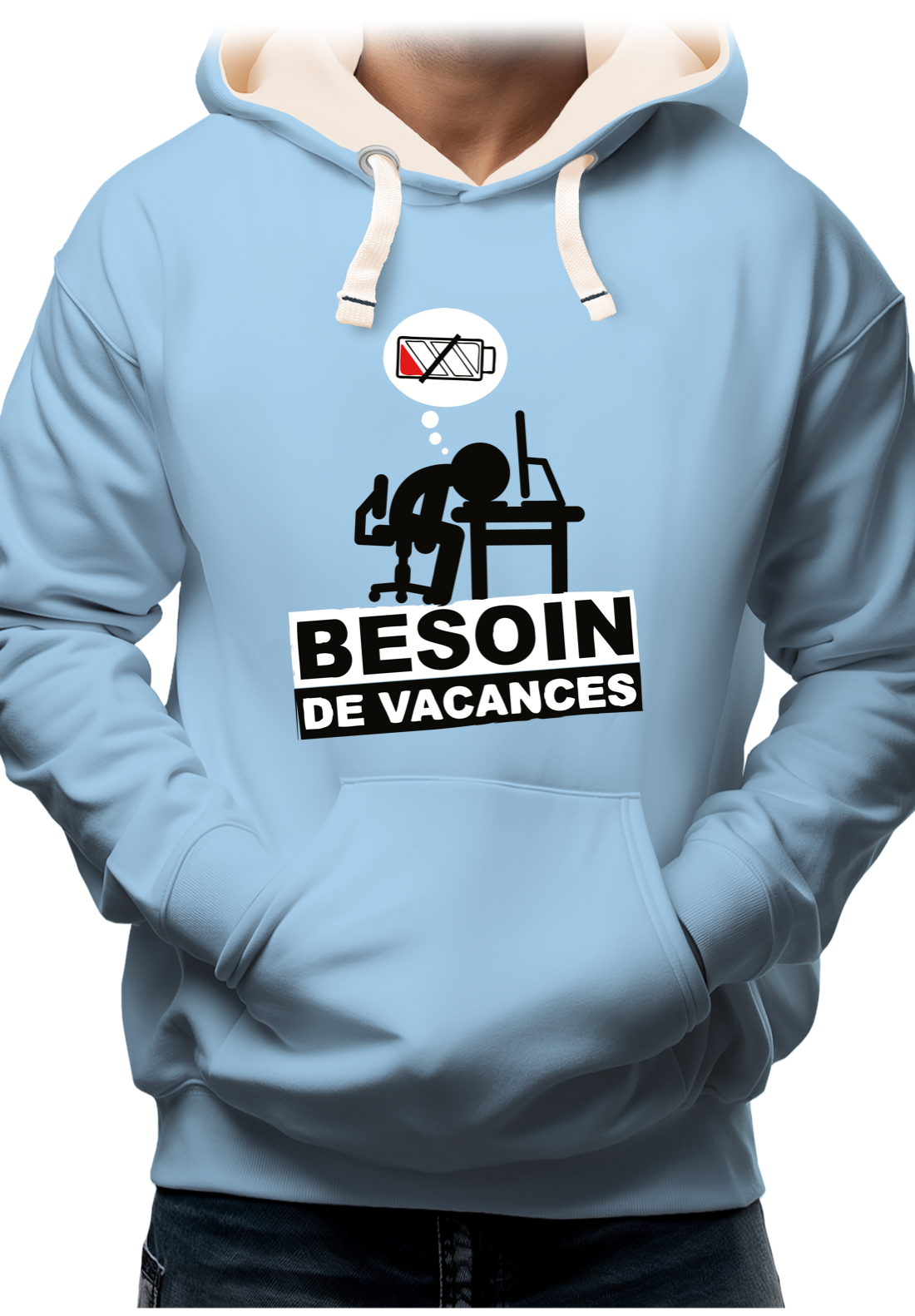 Sweat Adulte Besoin de vacances