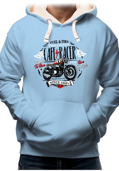Sweat Adulte Moto Café racer