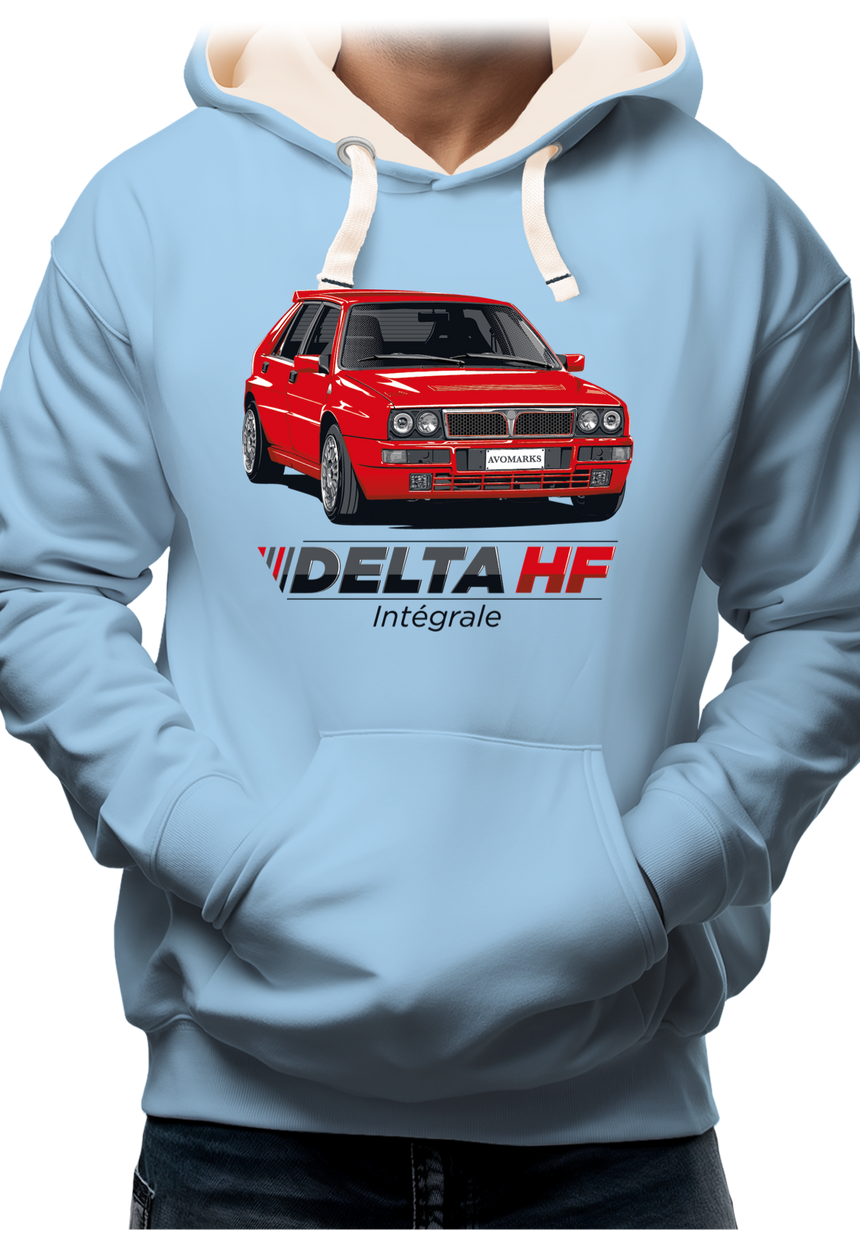 Sweat Adulte Voiture Delta HF intégrale