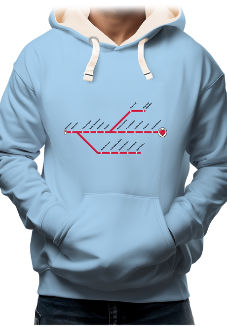 Sweat Adulte Love Line Homme