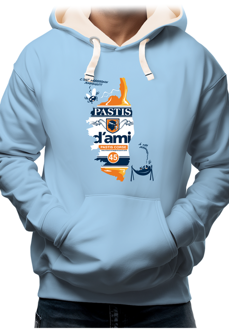 Sweat Adulte Pastis d'ami la boisson Corse