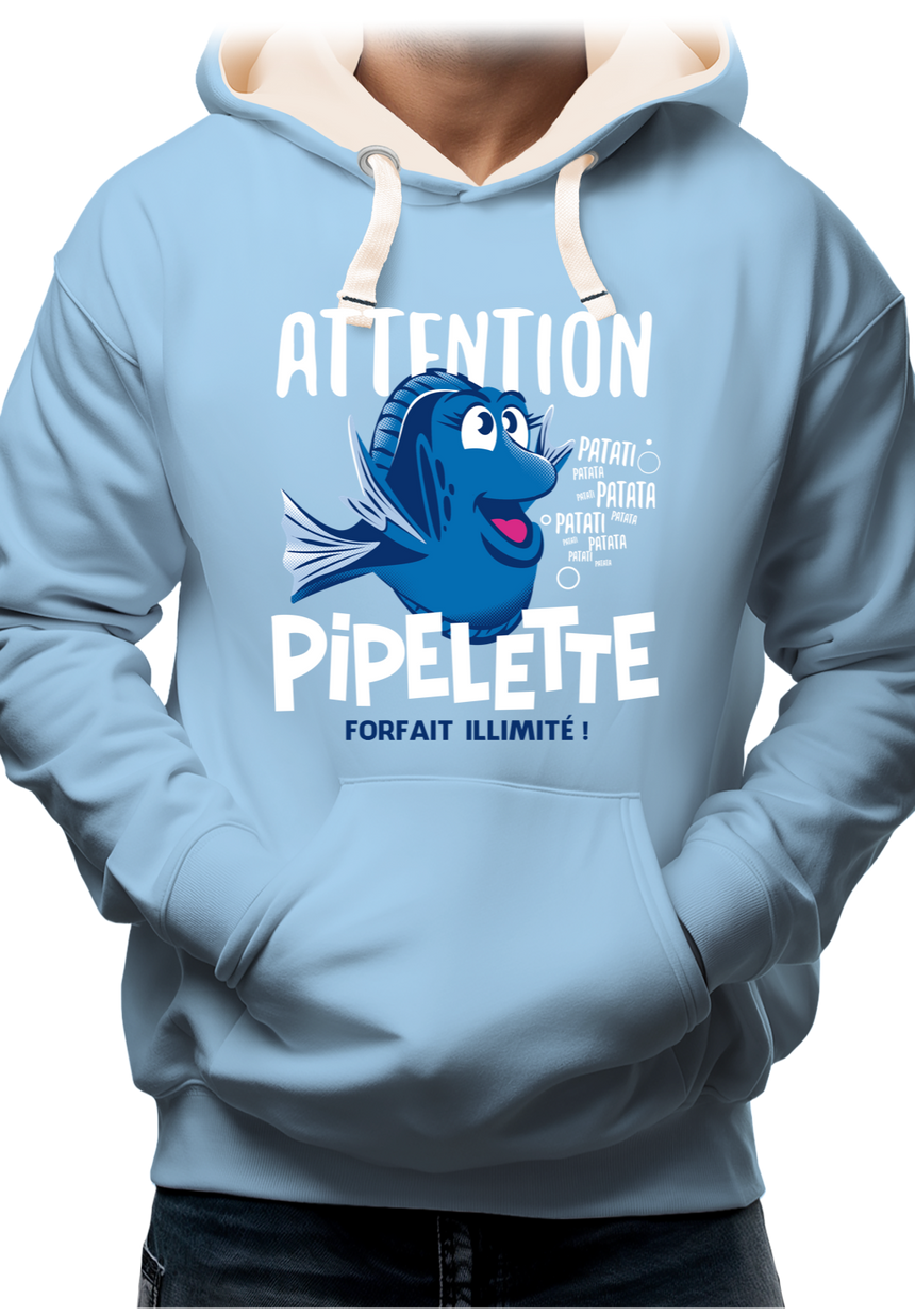 Sweat Adulte Attention Dory poisson pipelette