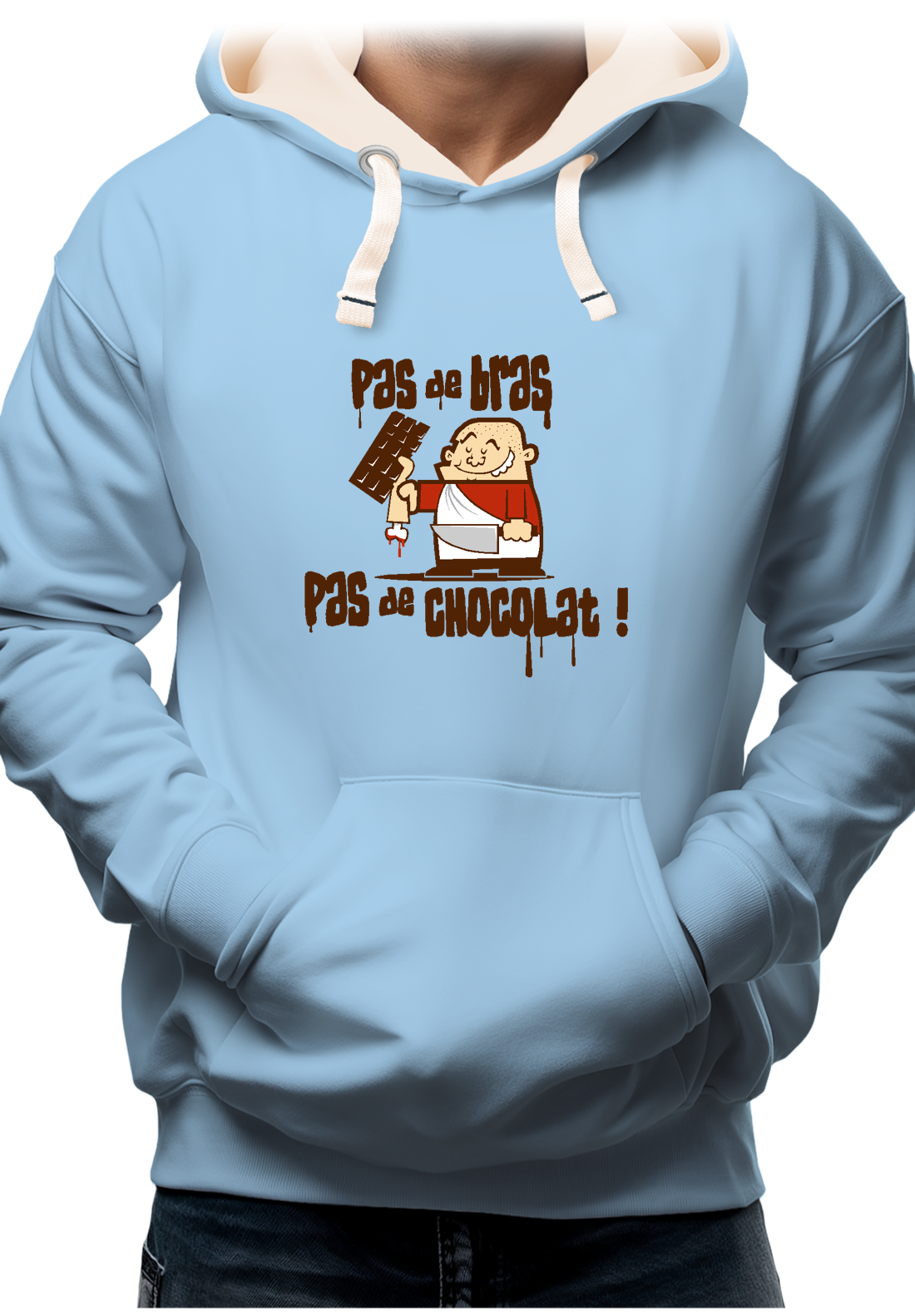 Sweat Adulte Pas De Bras Pas De Chocolat