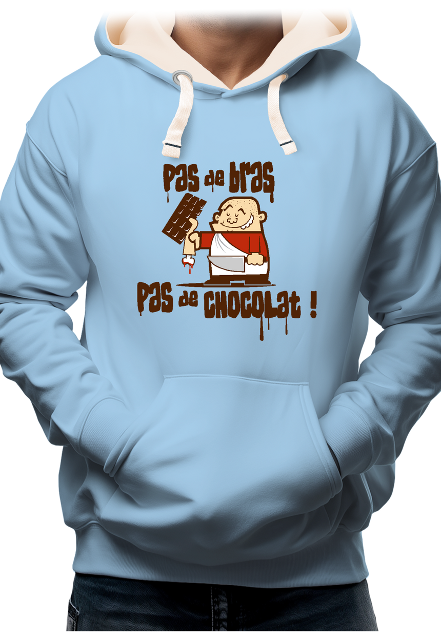 Sweat Adulte Pas De Bras Pas De Chocolat