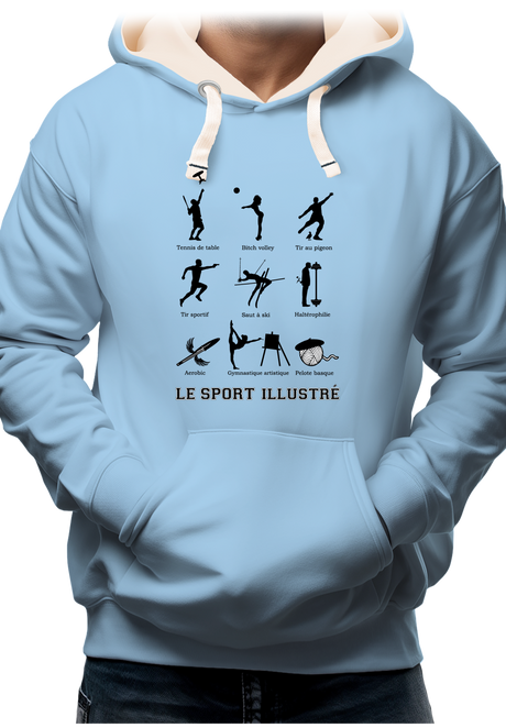 Sweat Adulte Sport Illustré