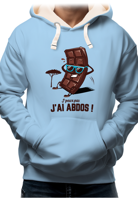 Sweat Adulte Des abdos en tablette de chocolat