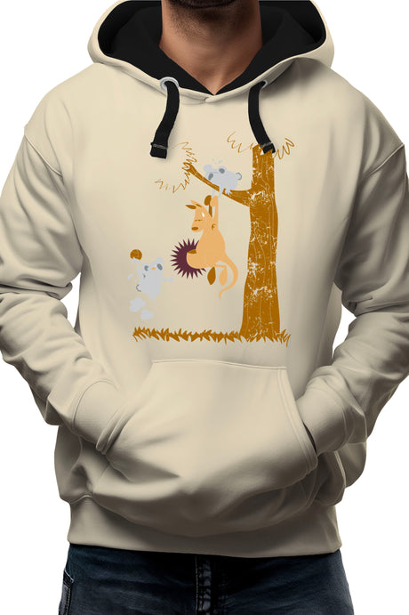 Sweat Enfant Basket kangourou et koala