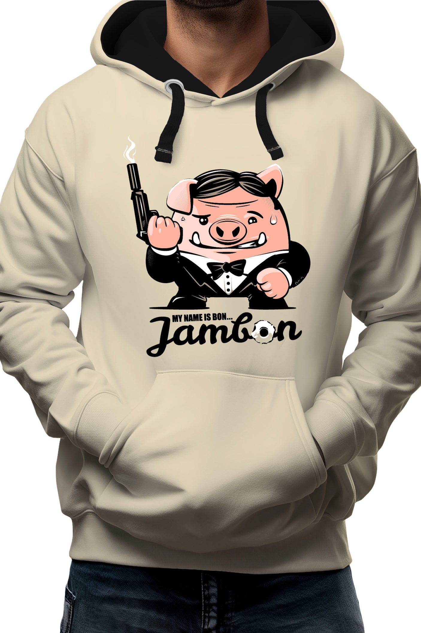Sweat Adulte My name is Jean JAMBON