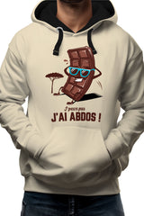 Sweat Adulte Des Abdos en tablette de chocolat