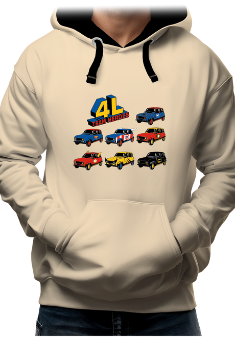 Sweat Adulte 4L Team super heroes