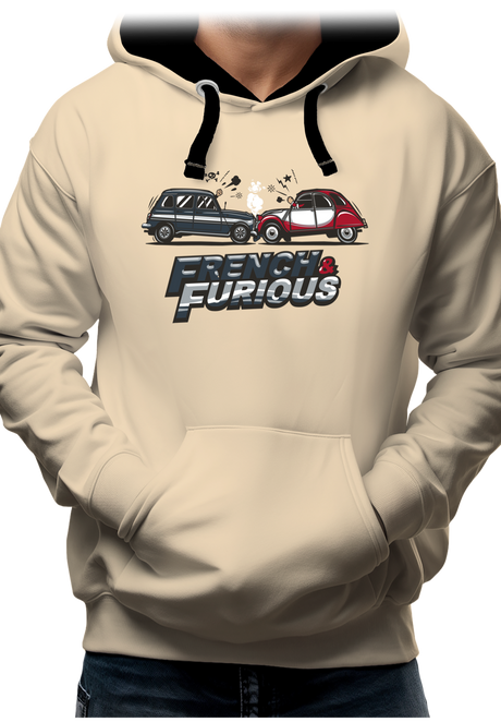 Sweat Adulte French & Furious 4L contre deuch