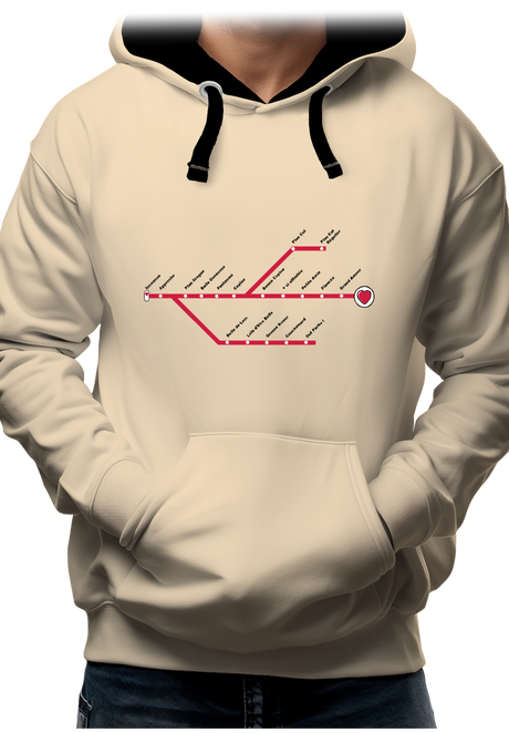 Sweat Adulte Love Line Homme