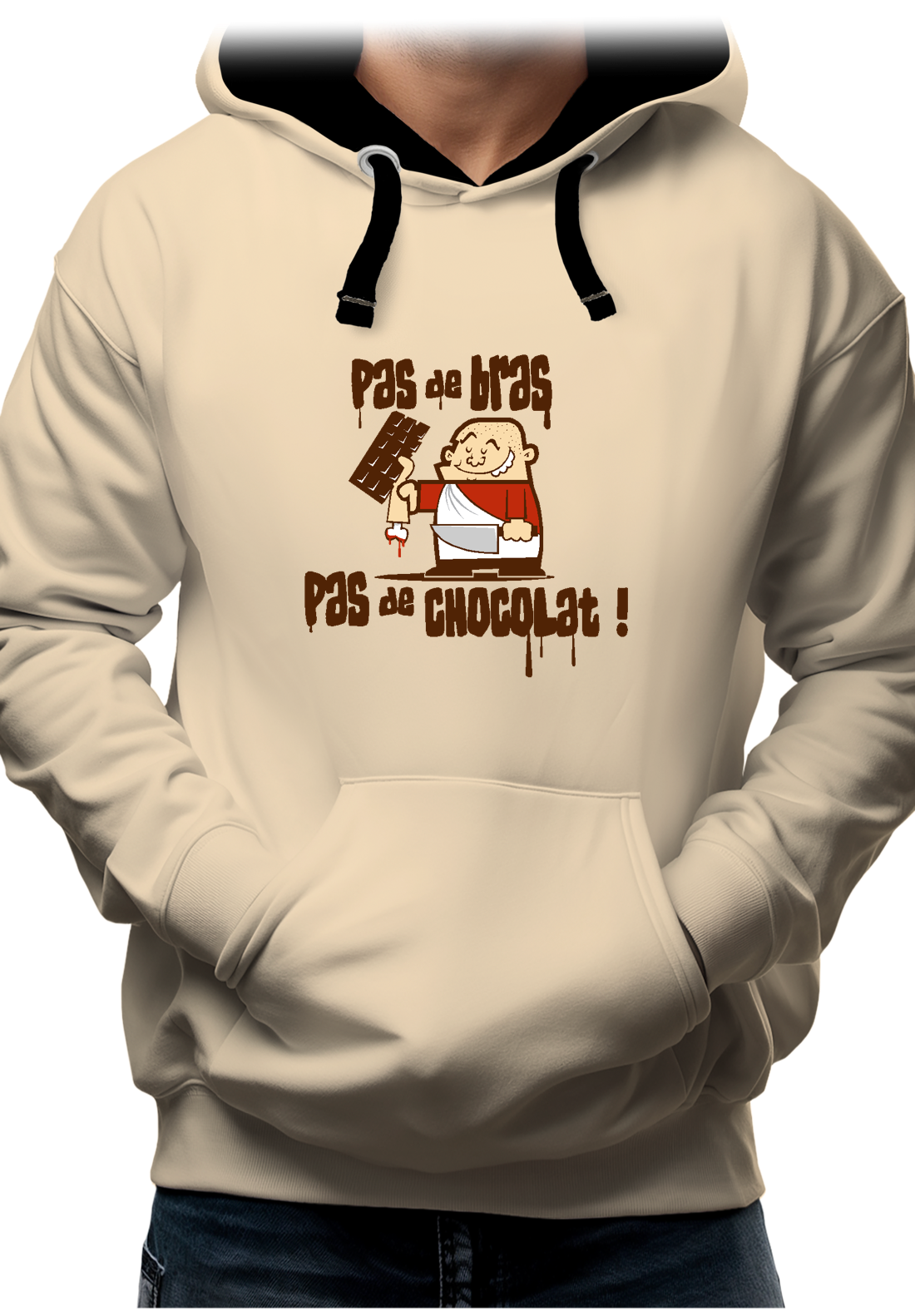 Sweat Adulte Pas De Bras Pas De Chocolat