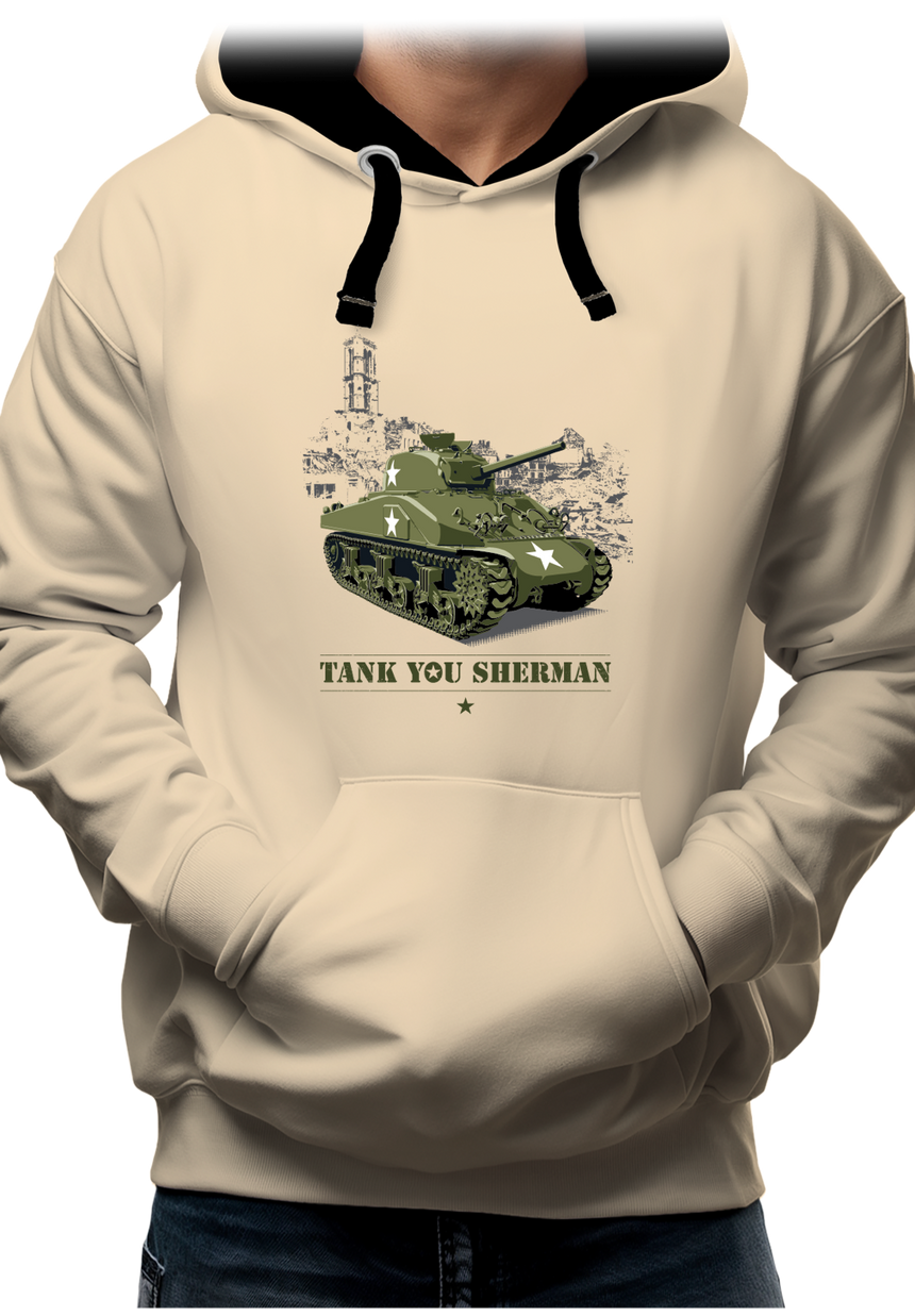 Sweat Adulte Tank Militaire Sherman