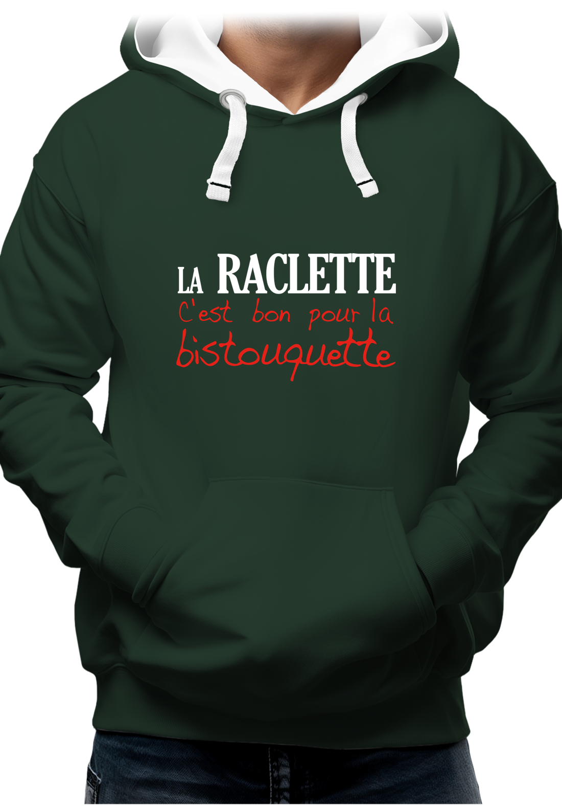 Sweat Adulte La raclette c'est bon pour la bistouquette