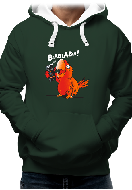 Sweat Adulte Blablabla dit coco le Perroquet