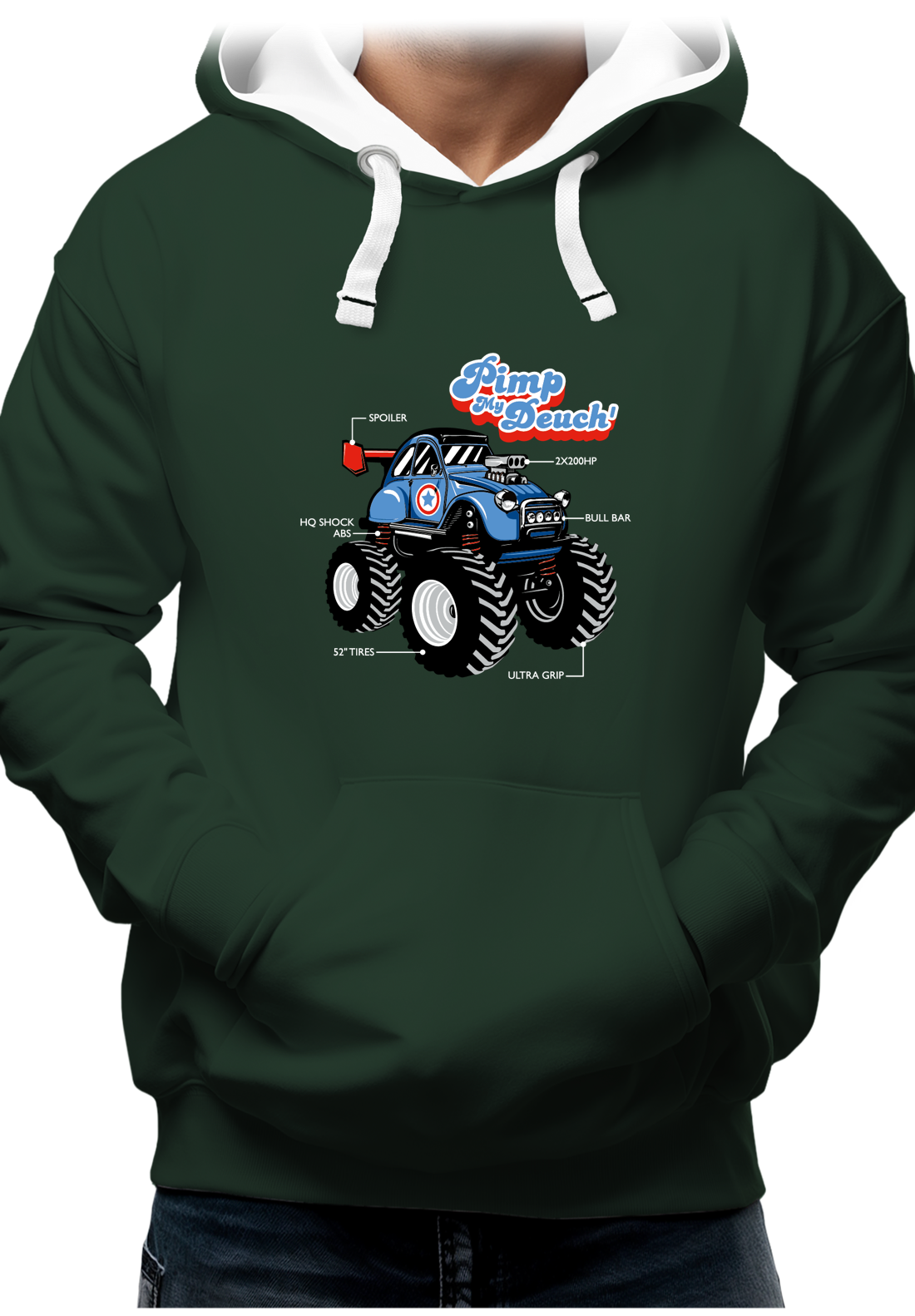 Sweat Adulte Monster Deuch