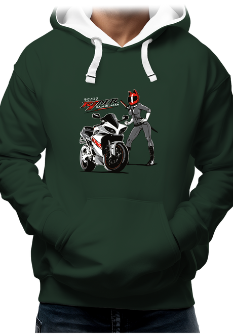 Sweat Adulte Moto R1 Made in Japan