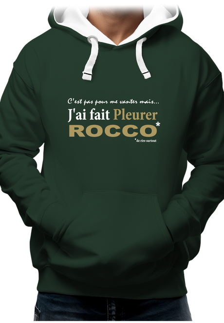 Sweat Adulte J'ai fait pleurer Rocco