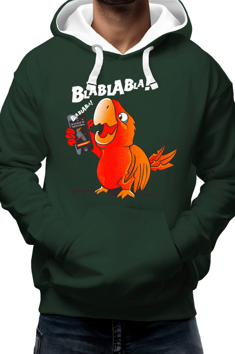 Sweat Adulte Blablabla le Perroquet