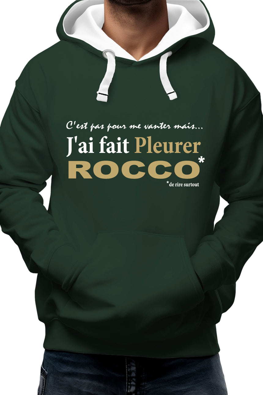 Sweat Adulte J'ai fait pleurer Rocco
