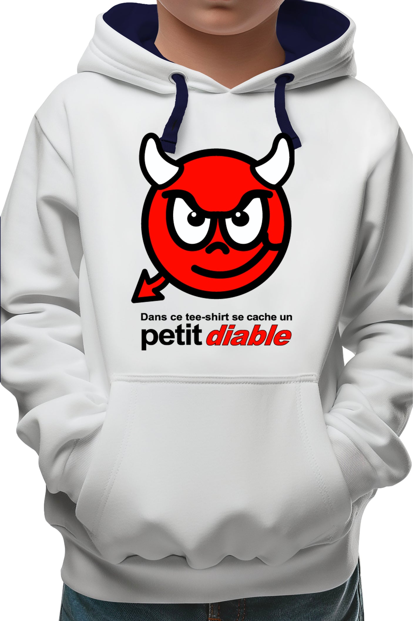 Sweat Enfant Dans ce tee shirt se cache un petit Diable