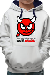 Sweat Enfant Dans ce tee shirt se cache un petit Diable