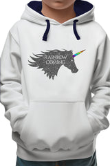 Sweat Enfant Raimbow unicorn is coming