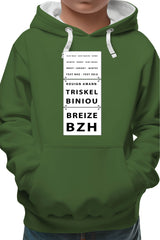 Sweat Enfant Test acuité visuelle ophtalmo made in bretagne