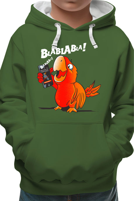 Sweat Enfant Blablabla le Perroquet