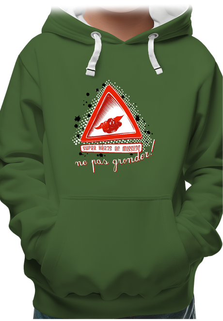 Sweat Enfant Super héros en mission