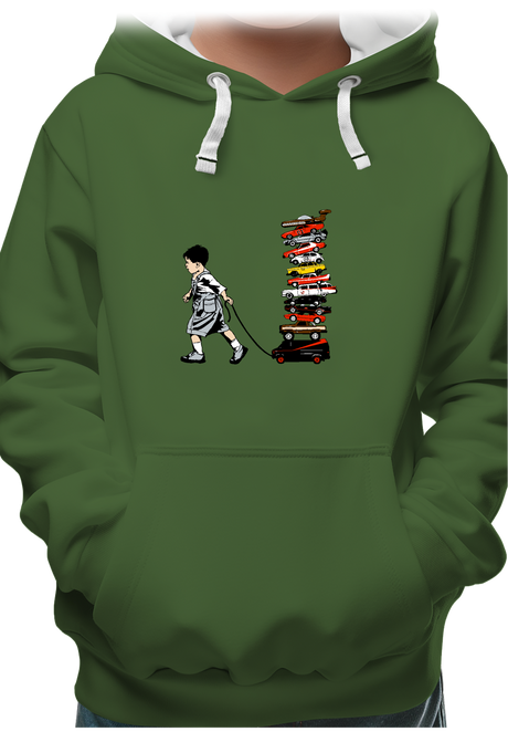Sweat Enfant La Collection de voitures via les séries télé