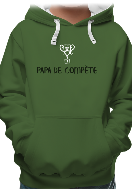 Sweat Enfant Un super papa de compète (encre gonflante)
