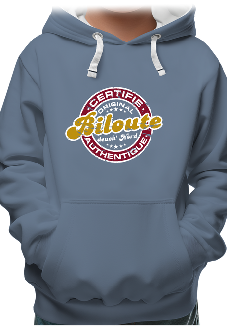 Sweat Enfant Certifié authentique biloute ch'ti