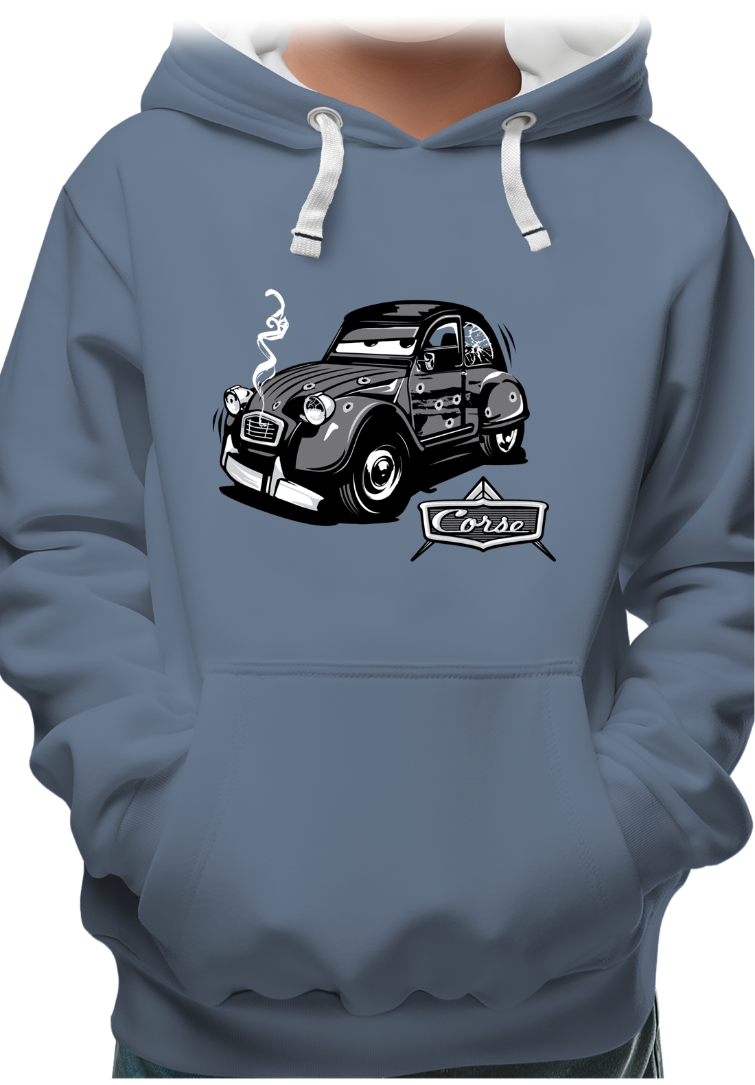 Sweat Enfant Deuch dessin animé made in Corse