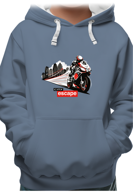Sweat Enfant Milan city escape en moto