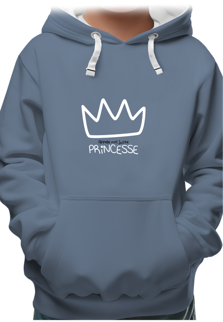 Sweat Enfant Appelle moi juste Princesse