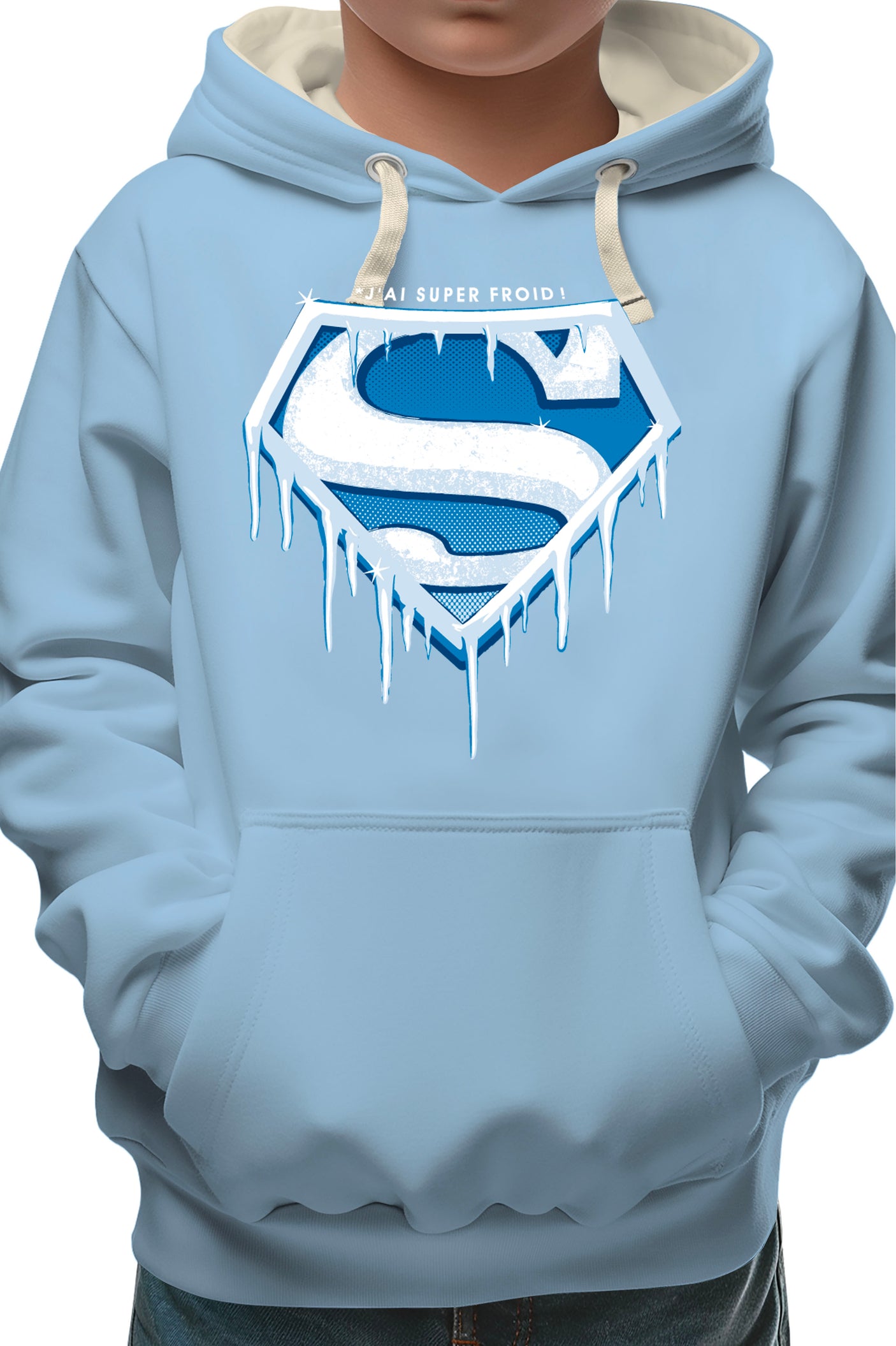 Sweat Enfant Super Froid parodie SUPERMAN