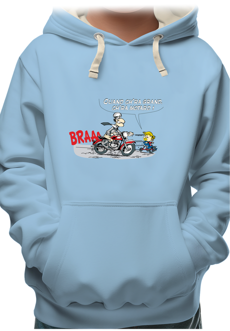 Sweat Enfant Motard et son fils