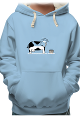 Sweat Enfant Vache à moitié pleine de lait