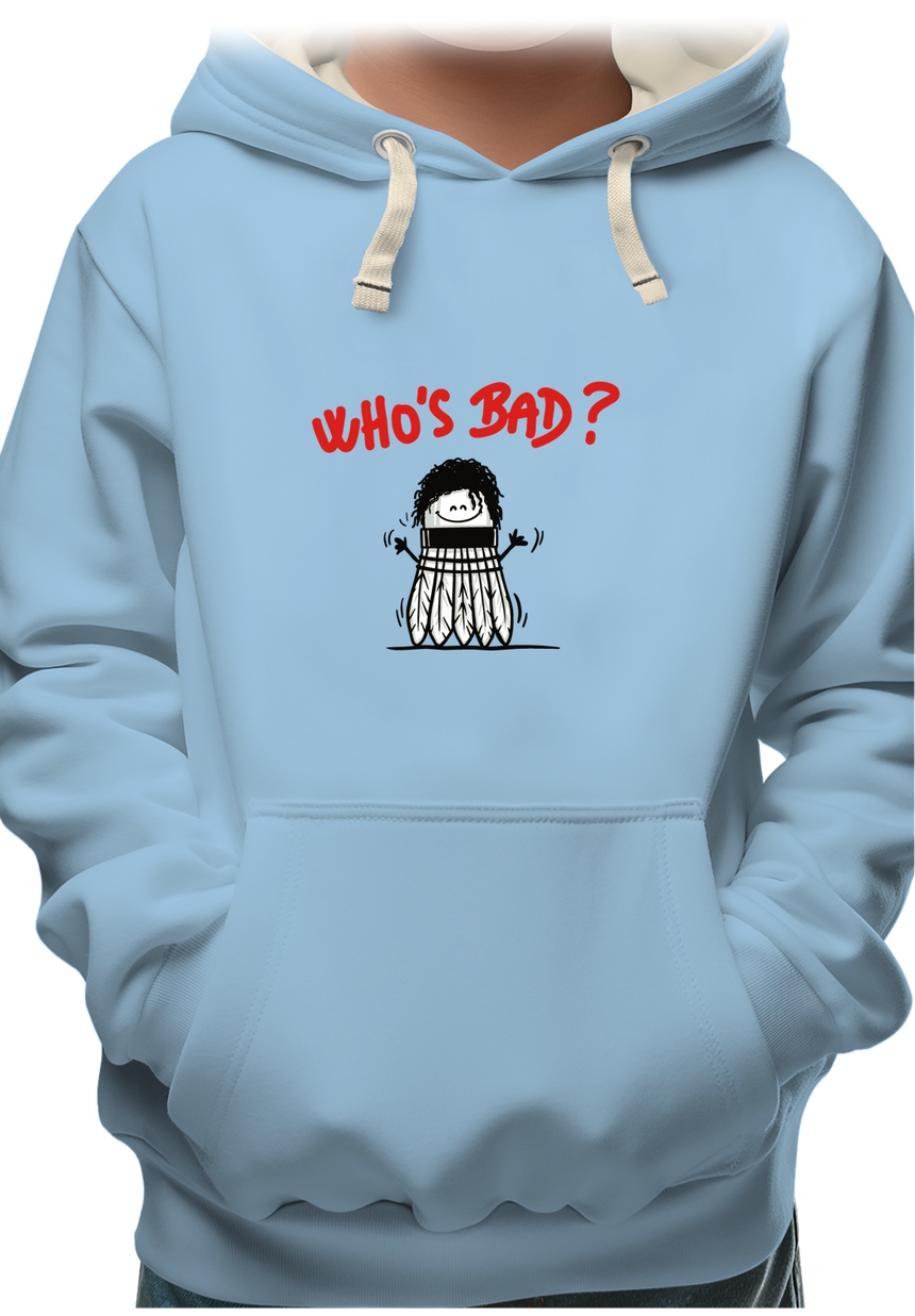 Sweat Enfant Le badminton par Michael Jackson (Who's Bad)