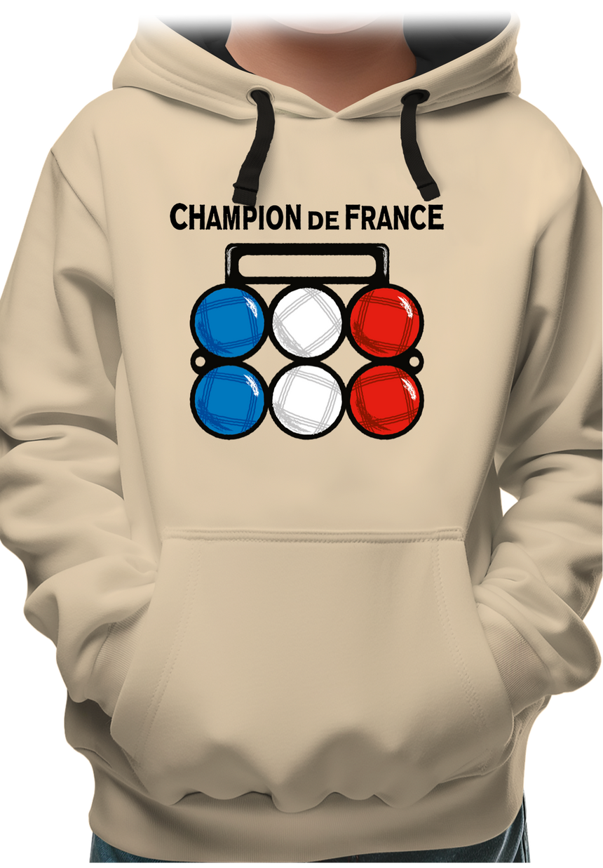 Sweat Enfant Champion de France de pétanque