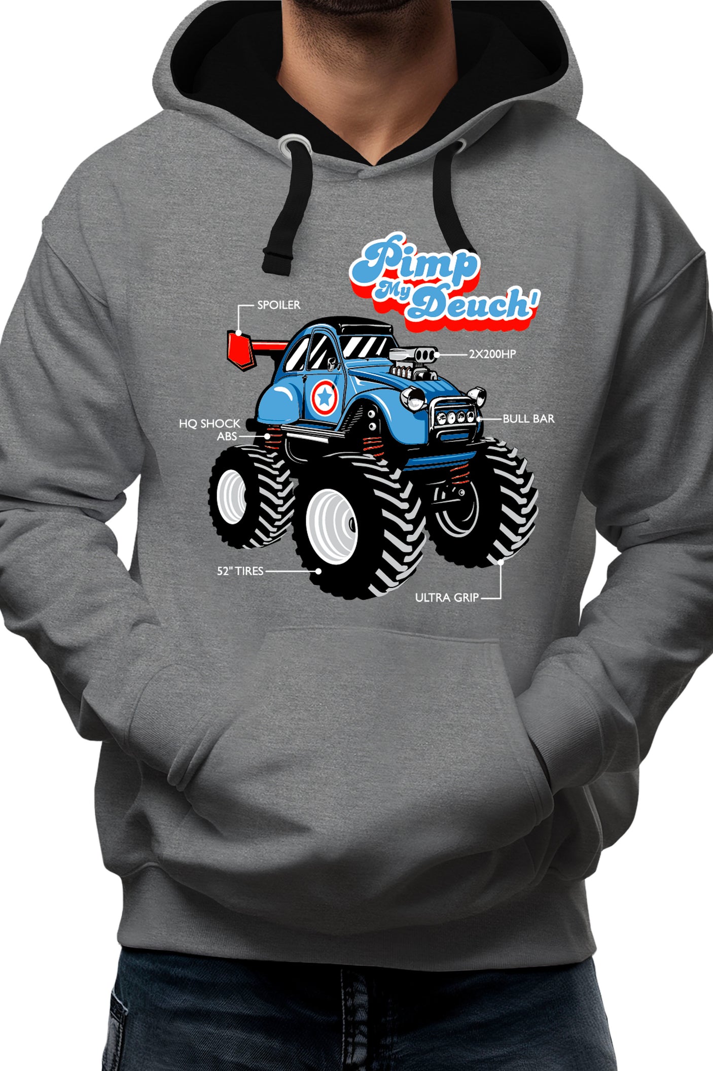 Sweat Adulte Monster Deuch