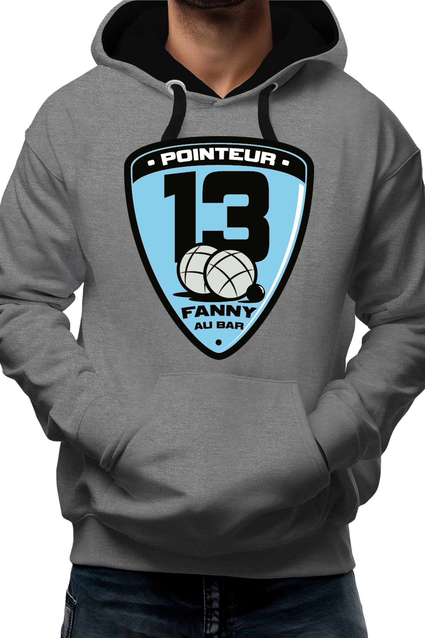 Sweat Adulte Fanny au bar ... Pointeur