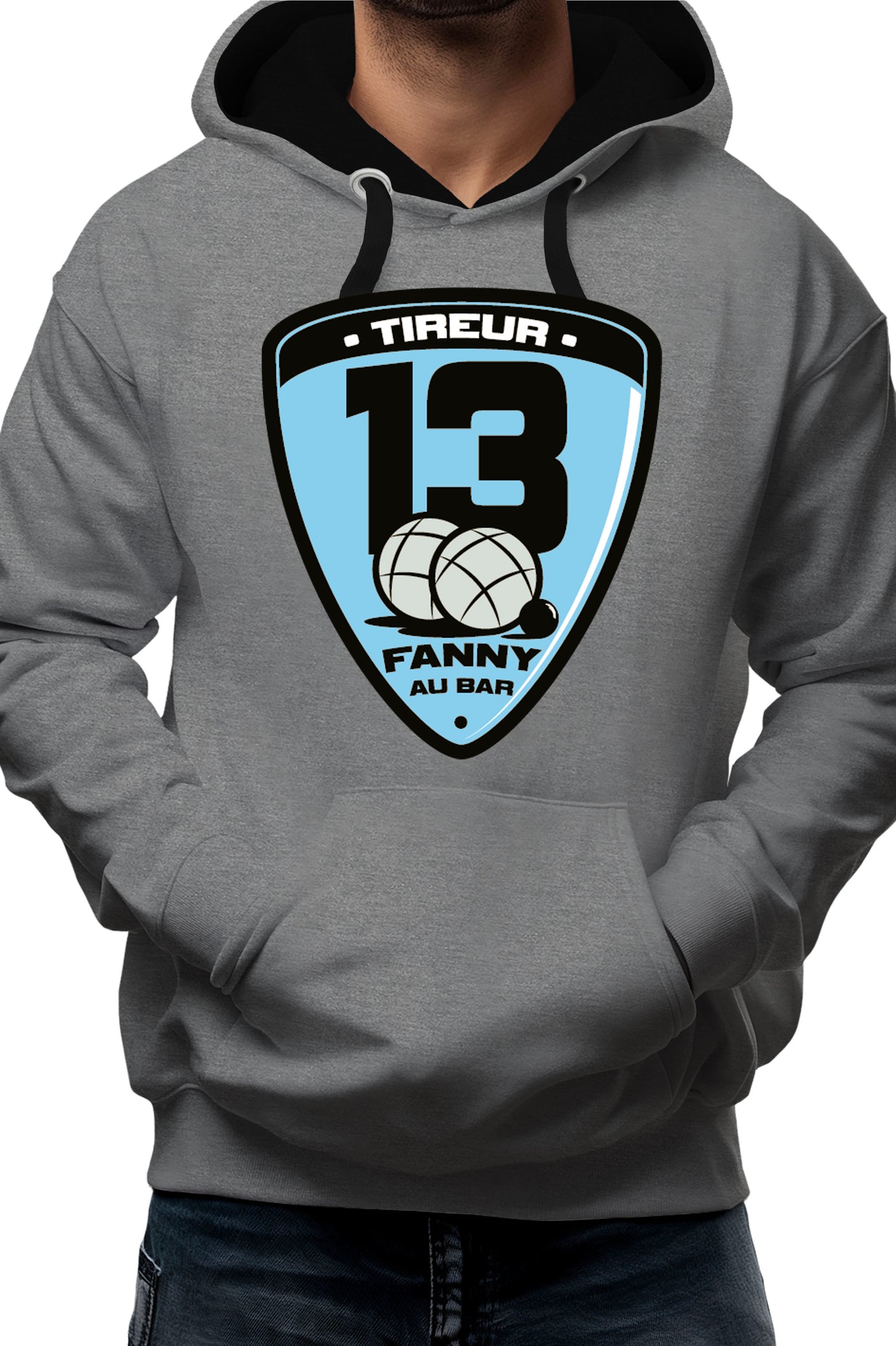 Sweat Adulte Fanny au bar ... Tireur