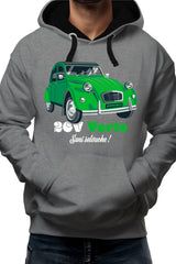 Sweat Adulte Deuch verte sans retouche