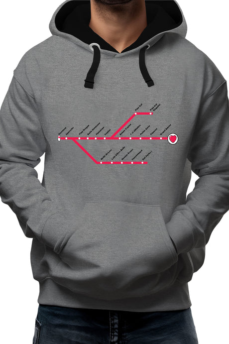 Sweat Adulte Love Line Homme