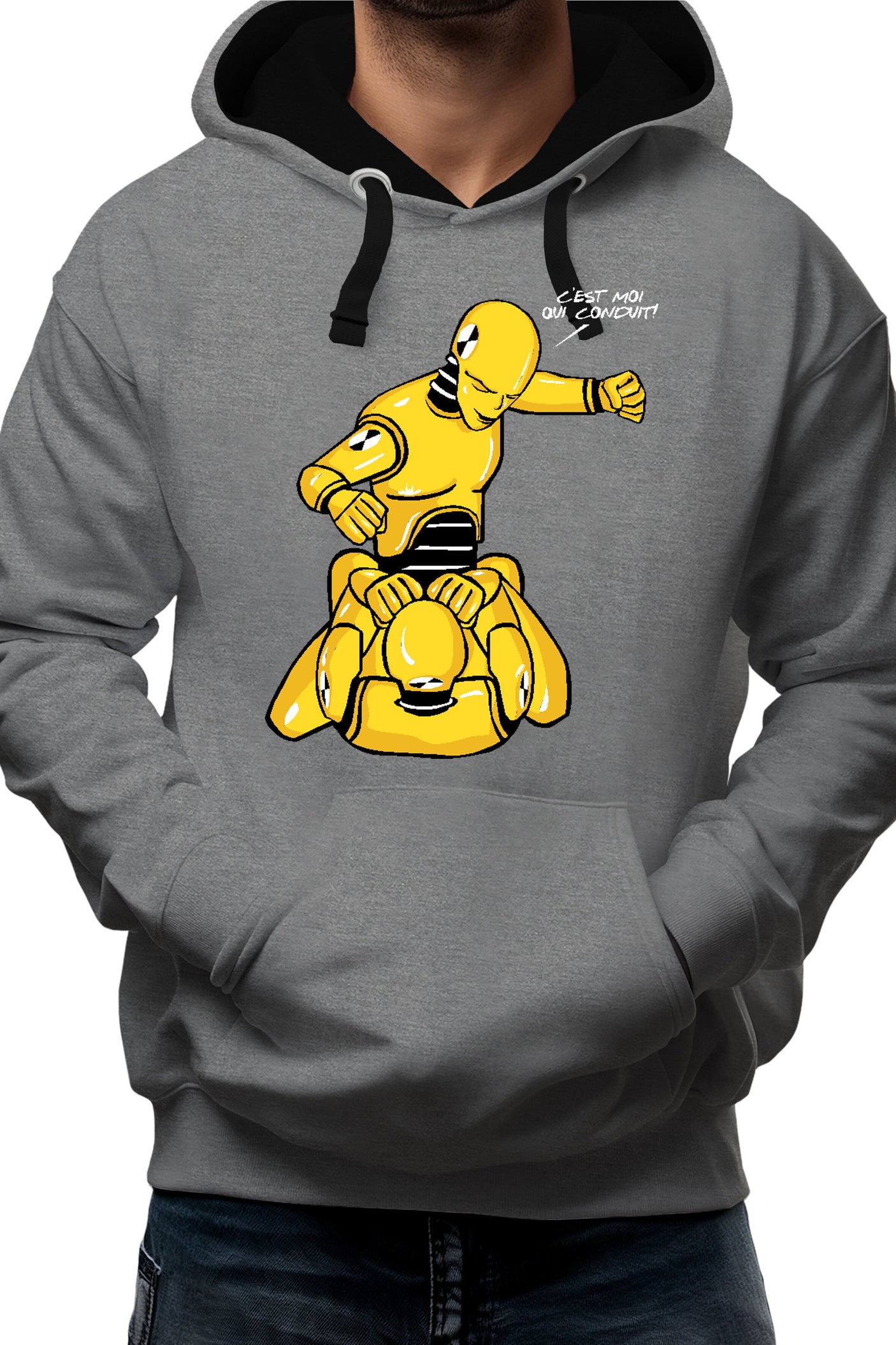 Sweat Adulte Mannequi crash test qui conduiras