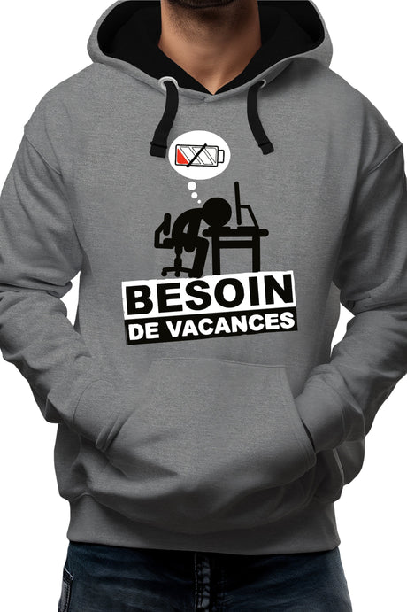 Sweat Adulte Besoin de vacances