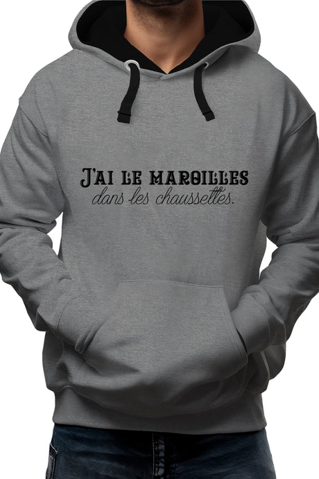 Sweat Adulte J'ai le maroilles dans les chaussettes